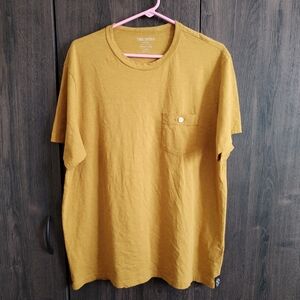 Todd Snyder Mustard Short Sleeve Tee